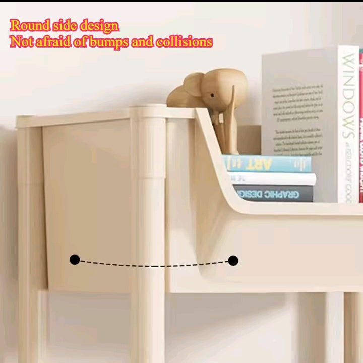 Multi-Layer Rolling Storage Cart (3–5 Tier)