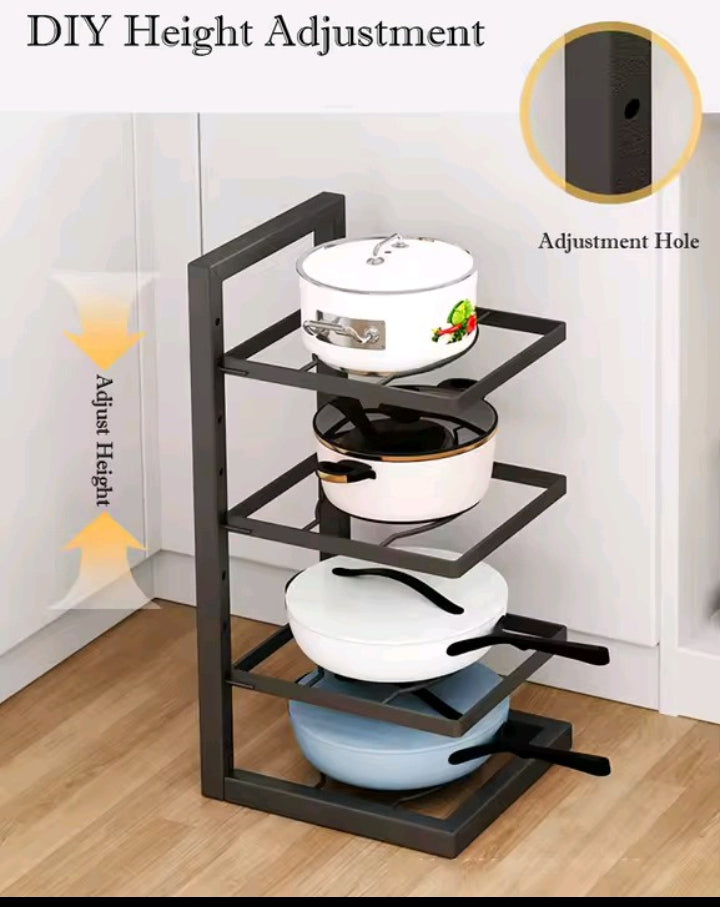 Adjustable Pot Rack Organizer